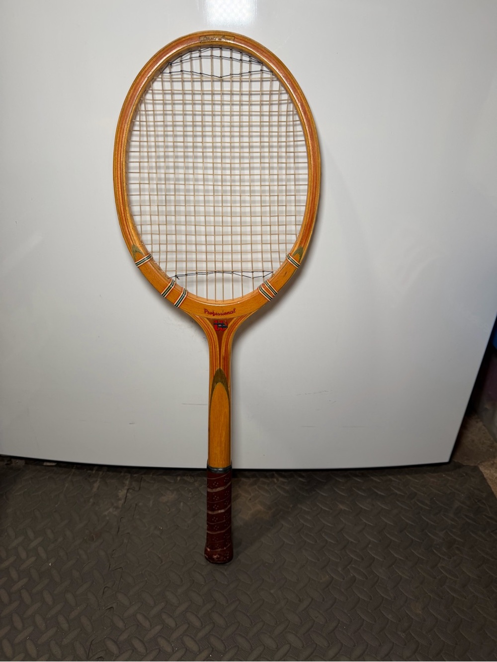 vintage wilson wooden professional tennis racquet